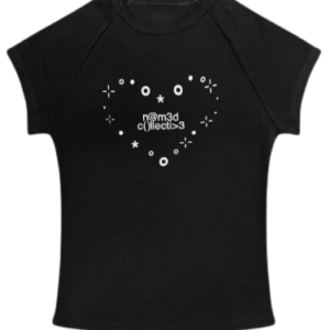 LOVESICK BABY TEE BLACK