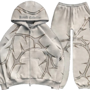 Named Collective Thorn Rhinestone Bone Tracksuit